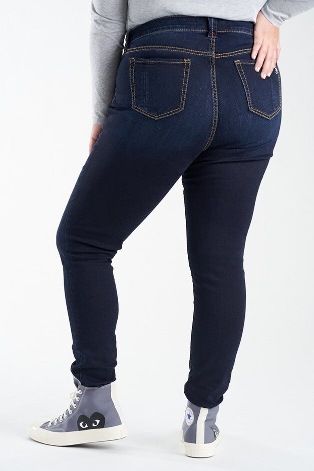 High Rise Skinny - Carolyn, CAROLYN / Dark Wash, alternate image number 3