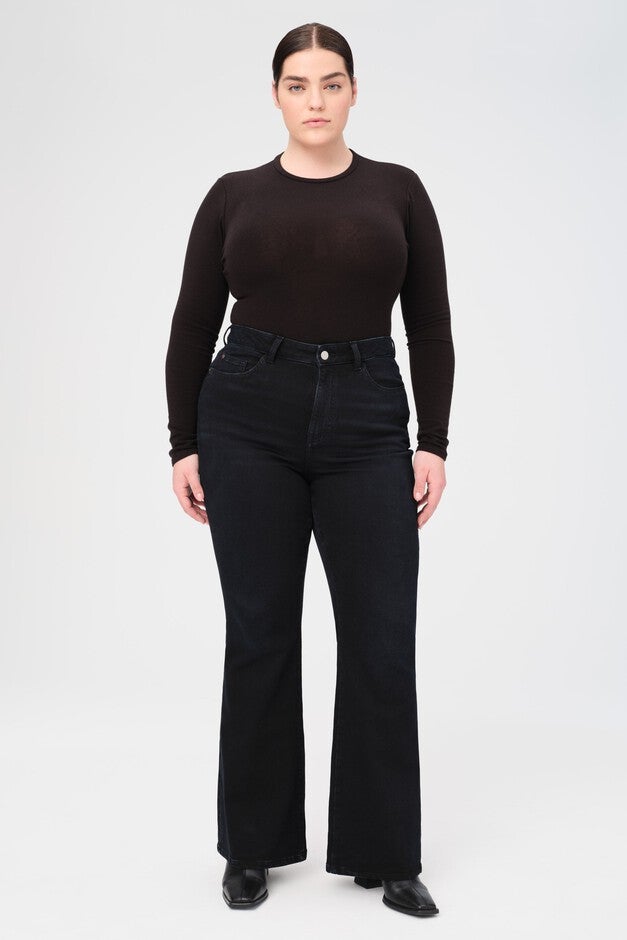 MIA PLUS - FLARE JEANS | DEPTHS, DEPTHS / Black, alternate image number 1