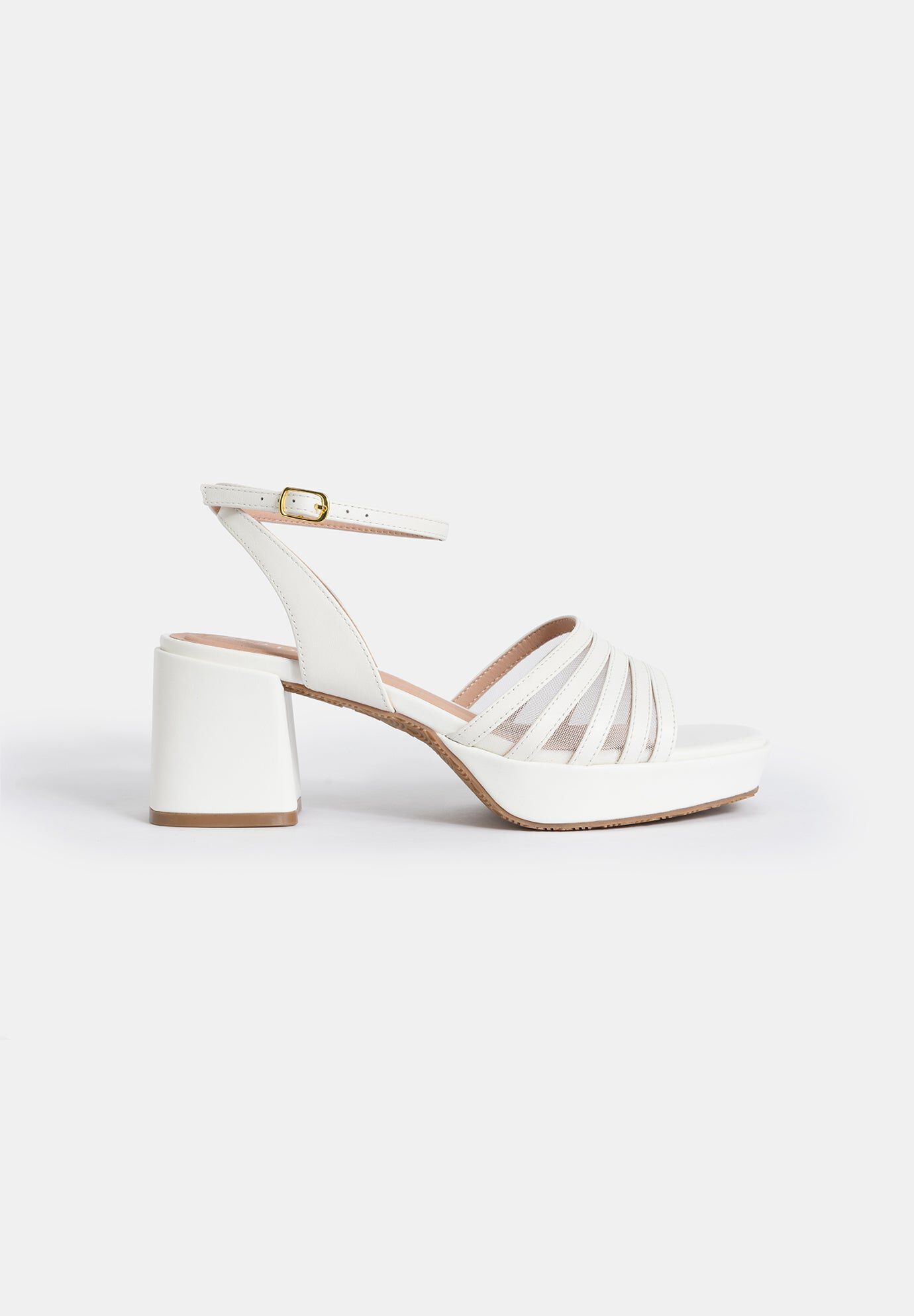 Stella Platform Sandals, OffWhite / White, hi-res image number 0