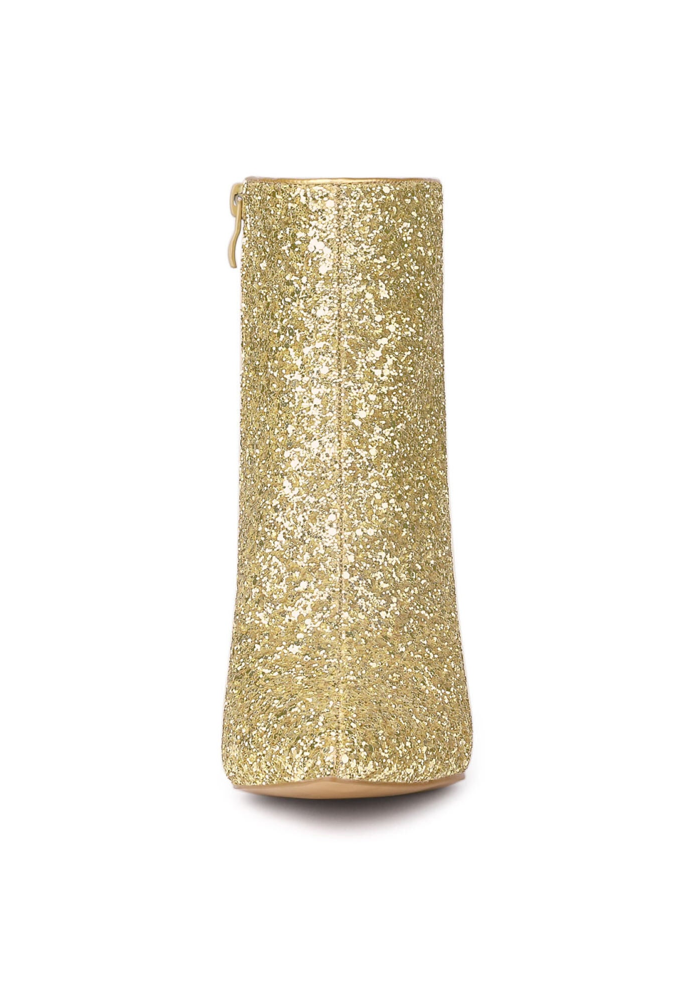 CLEAR BLOCK HEEL GLITTER PARTY BOOTS, Gold / Gold, alternate image number 2