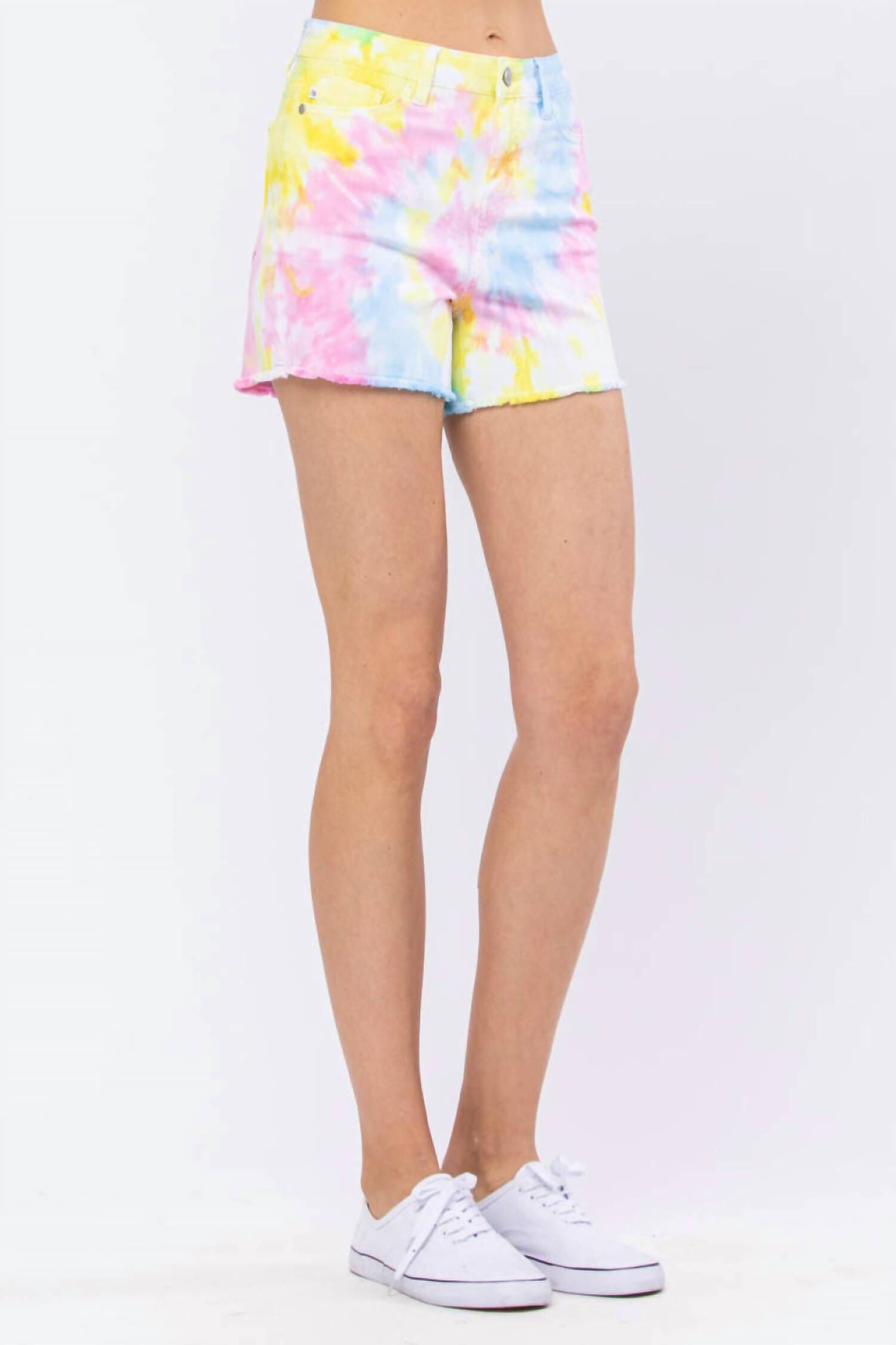 Swirl Tie Dye Short In Multi, , alternate image number 4
