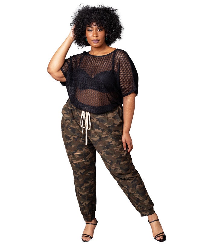 Kyra Camo Jogger Pants, , alternate image number null