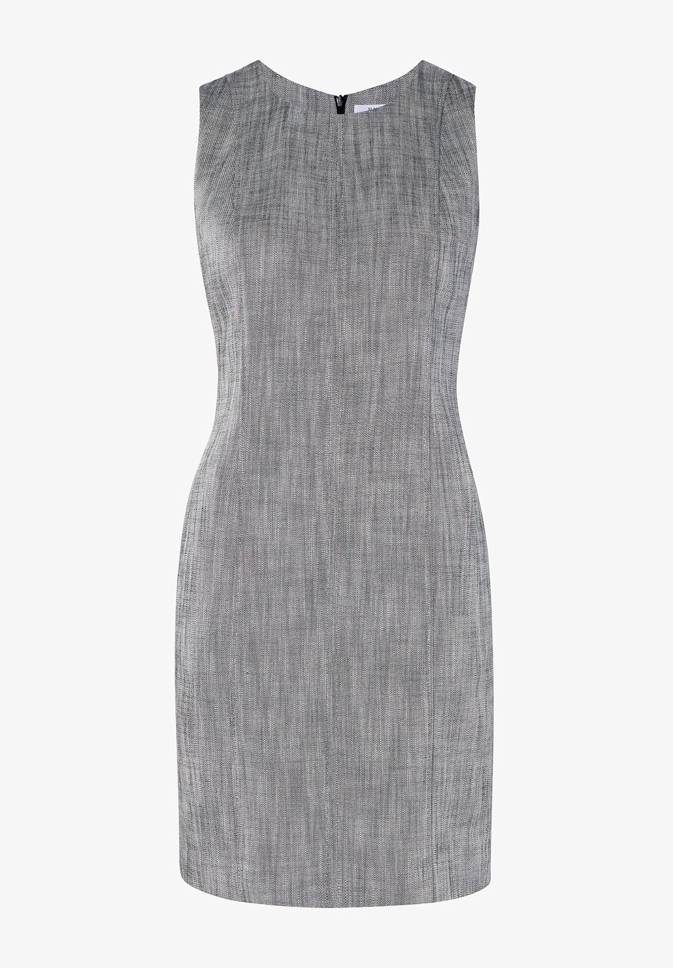 Carolina Shift Dress - Porto Weave, BlackWhite / Light Grey, alternate image number 3