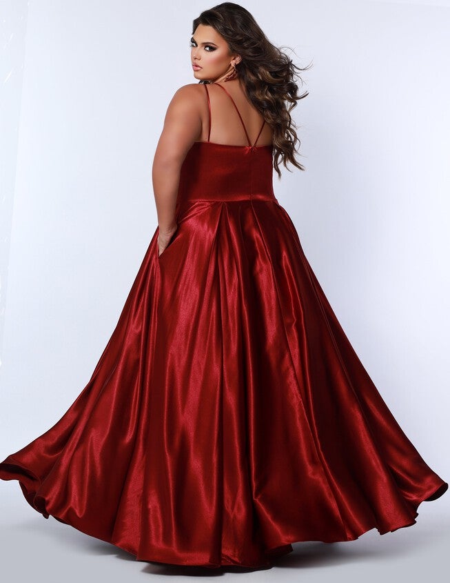 UNCOMPLICATED EVENING DRESS, Burgundy / Burgundy, alternate image number null