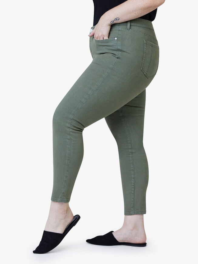 Mid Rise Jegging - Pine, , alternate image number null
