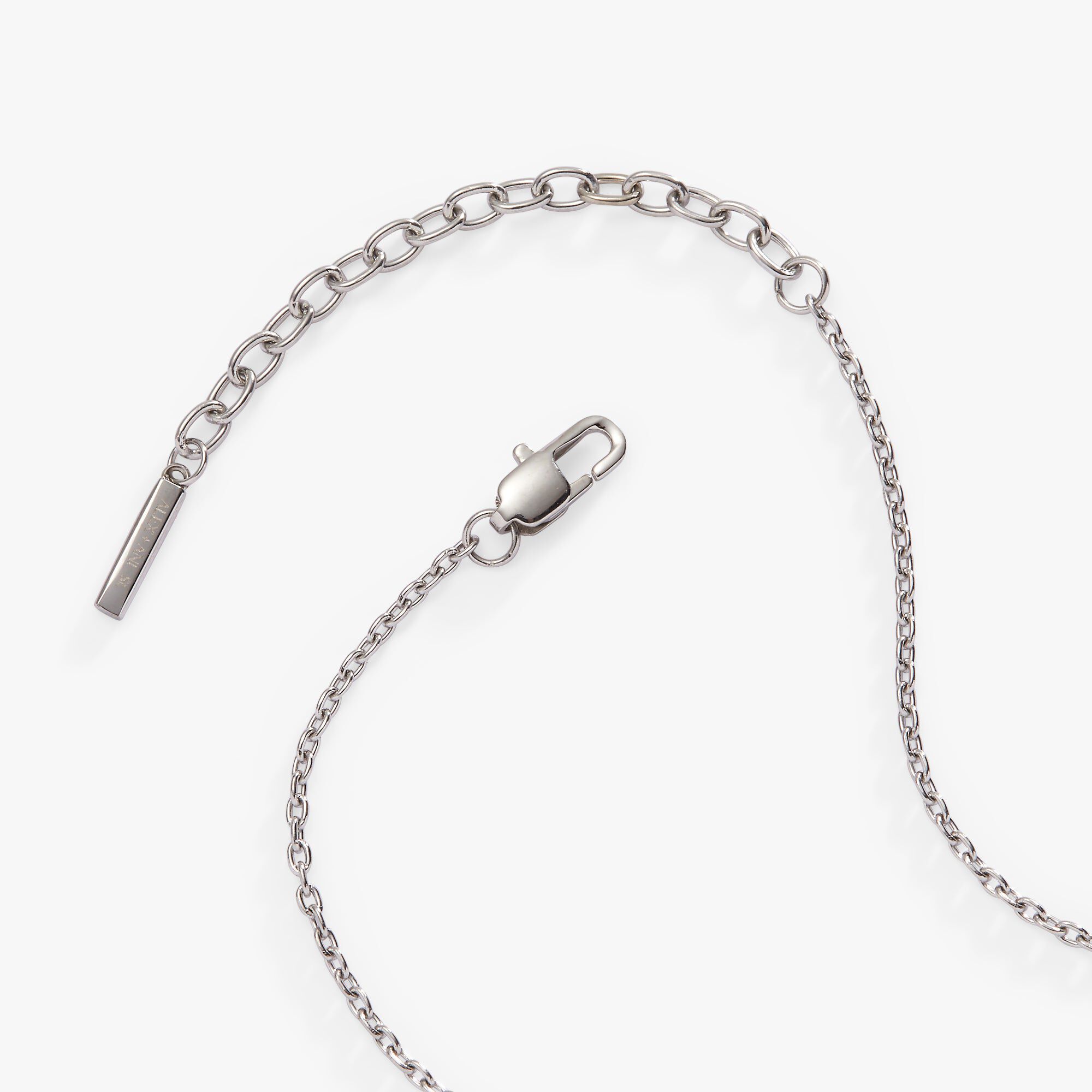 Crystal Heart Pendant Necklace, Silver / Silver, alternate image number 2