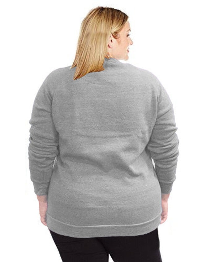 Smiley Face Sequins Organic Unisex Sweatshirt, Heather grey / Light Grey, alternate image number null