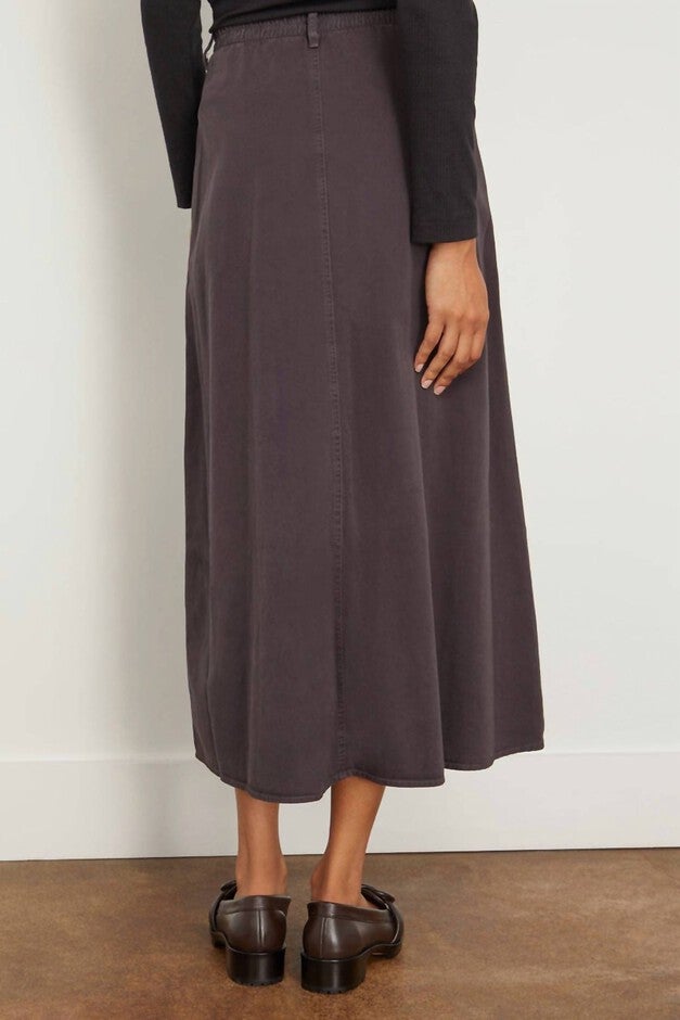 SPENCE SKIRT IN VINTAGE BLACK, Vintage Black / Black, alternate image number 2