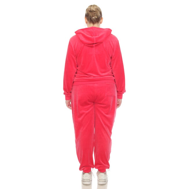 Plus Size 2-Pc Velour Tracksuit Set, , alternate image number 7