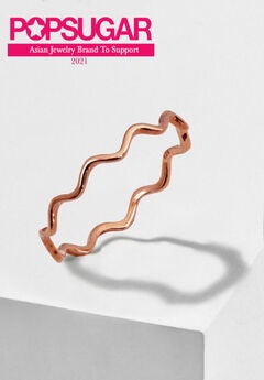 RAMEN NOODLE Thin Wavy Stacking Ring