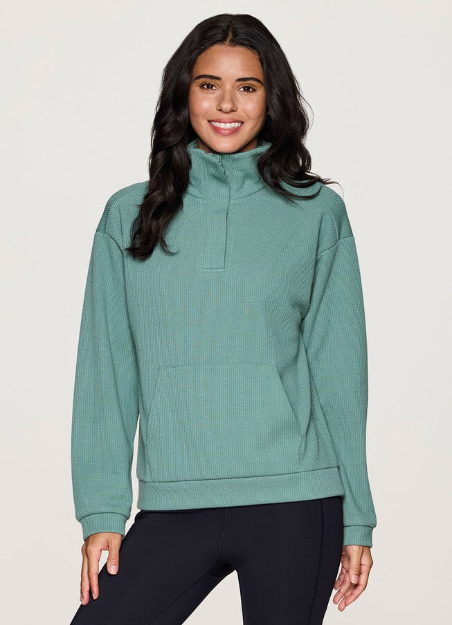 Plus Harbor Textured Pullover, Arctic / Mint, hi-res image number null