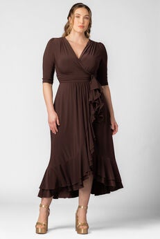 Veronica Ruffle Evening Gown