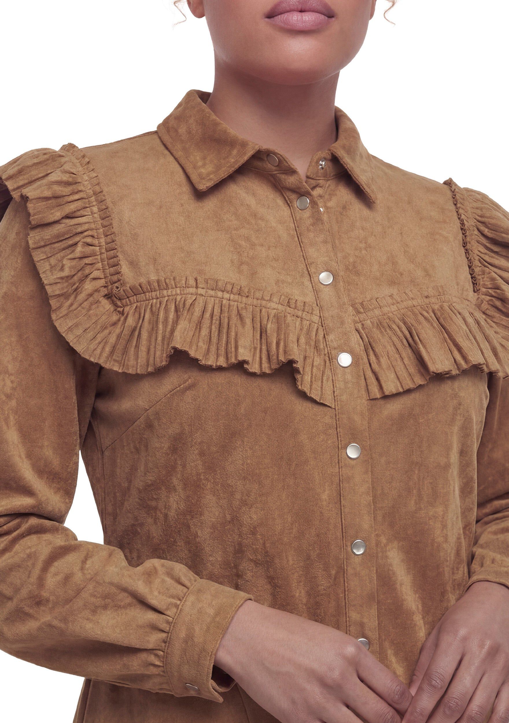 Parker Dress, Tan / Tan, alternate image number 3