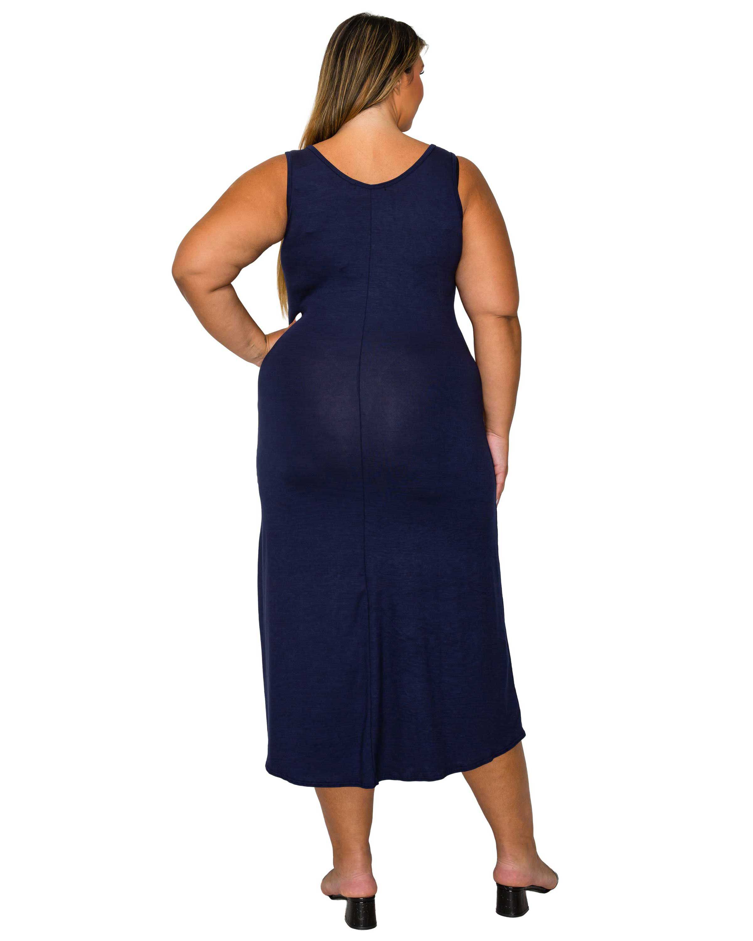 Mellie Tank Dress, Navy / Navy, alternate image number 2