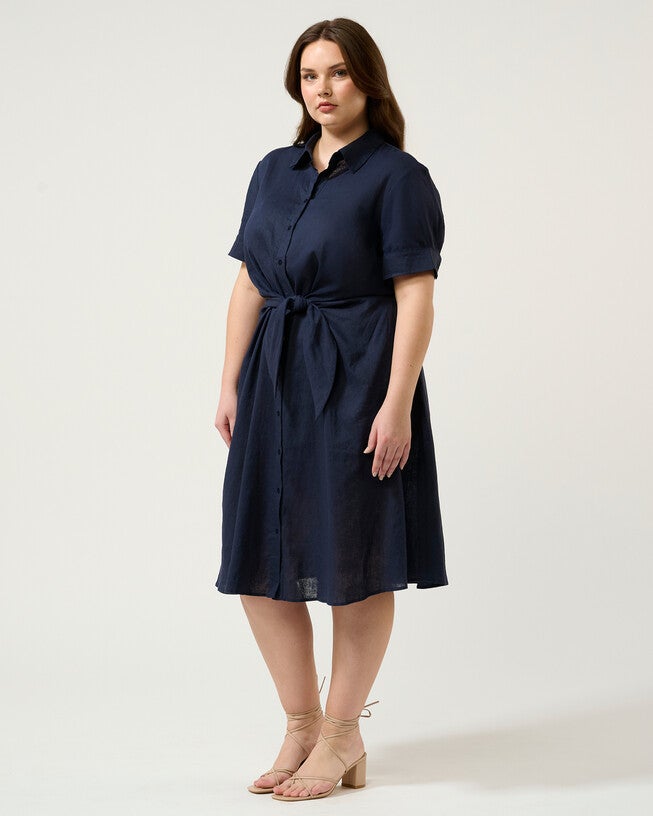 Esther Dress, Navy / Navy, alternate image number null