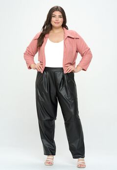Plus Size Pink Jackets