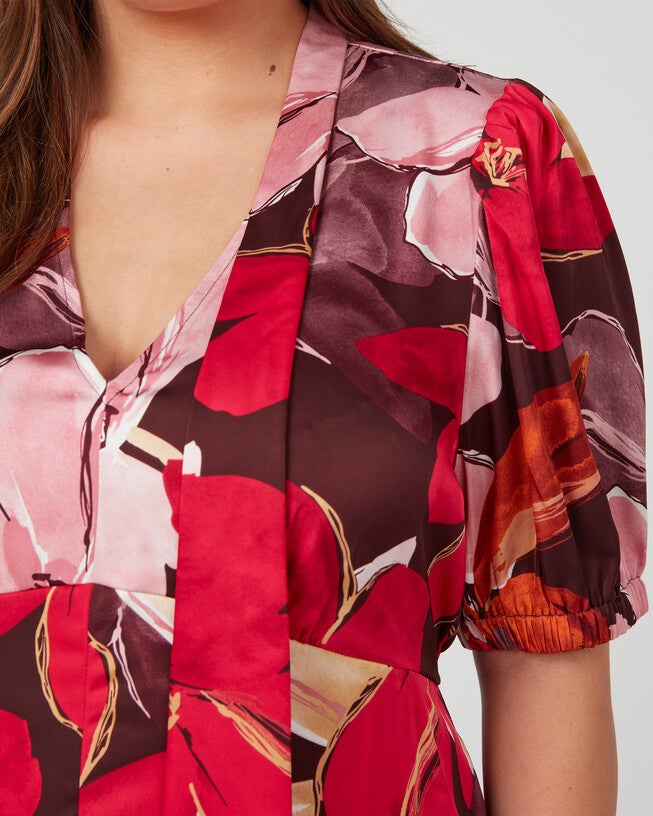 Scarlett Dress, Print / Pink, alternate image number 4