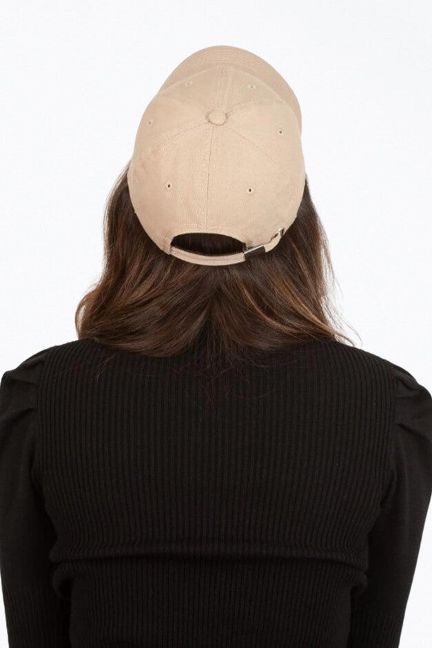 COTTON-TWILL BASEBALL CAP IN KHAKI, , alternate image number null