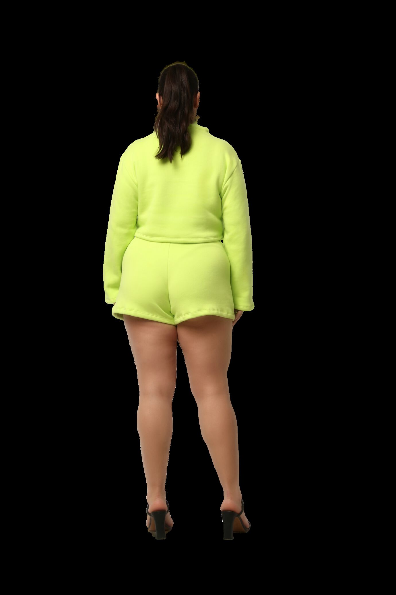 Sweat Short, Neon / Chartreuse, alternate image number 1