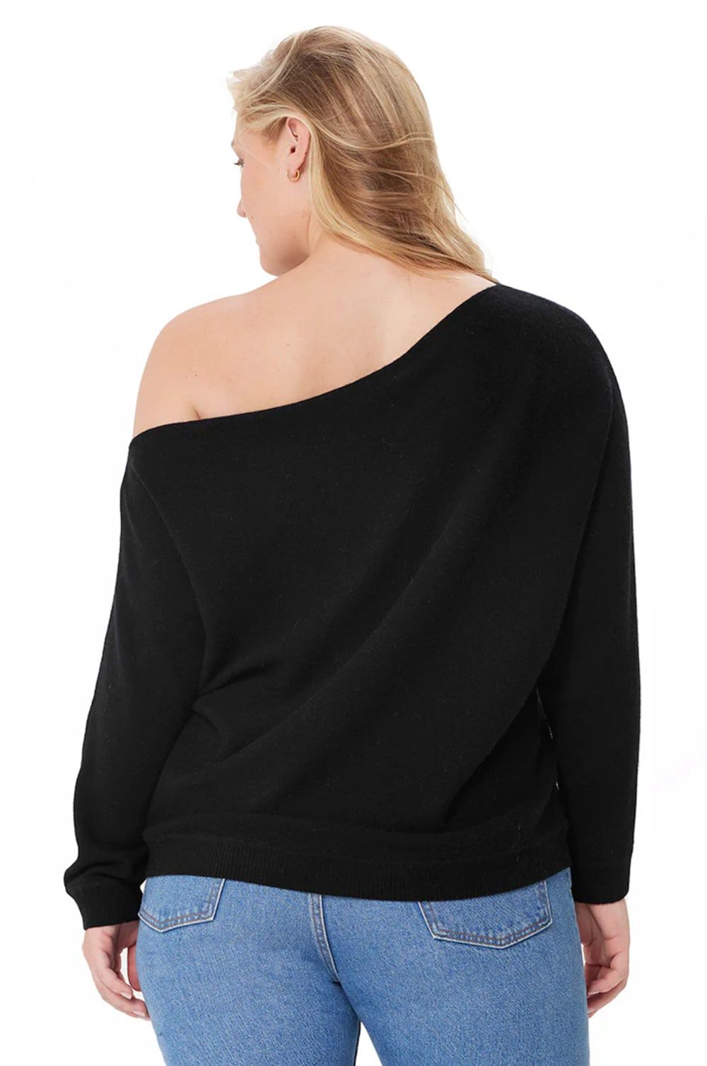 Cashmere Off the Shoulder Sweater, , alternate image number 5