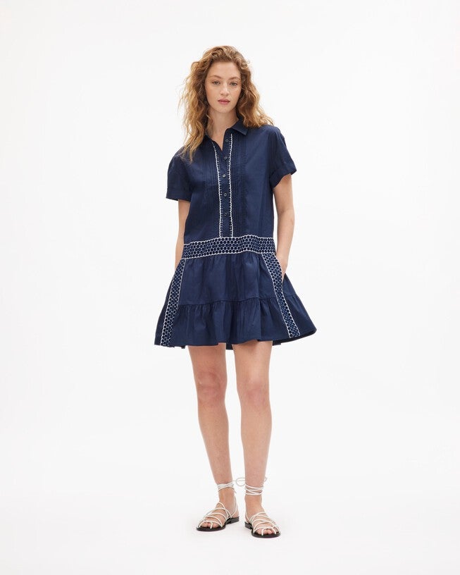 Jasmine Dress, Midnight / Navy, alternate image number 1