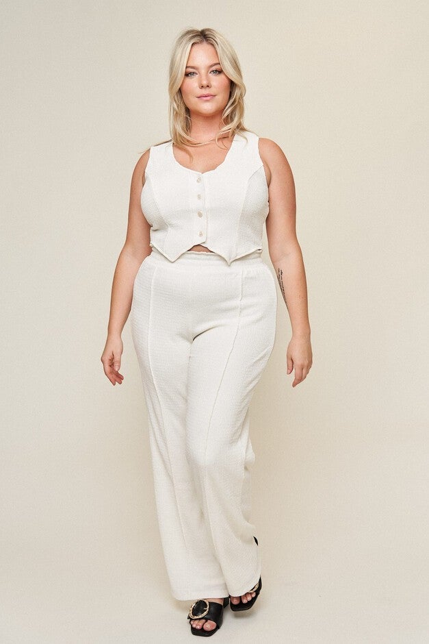 Marielle Vest, Cream / Ivory, alternate image number 1