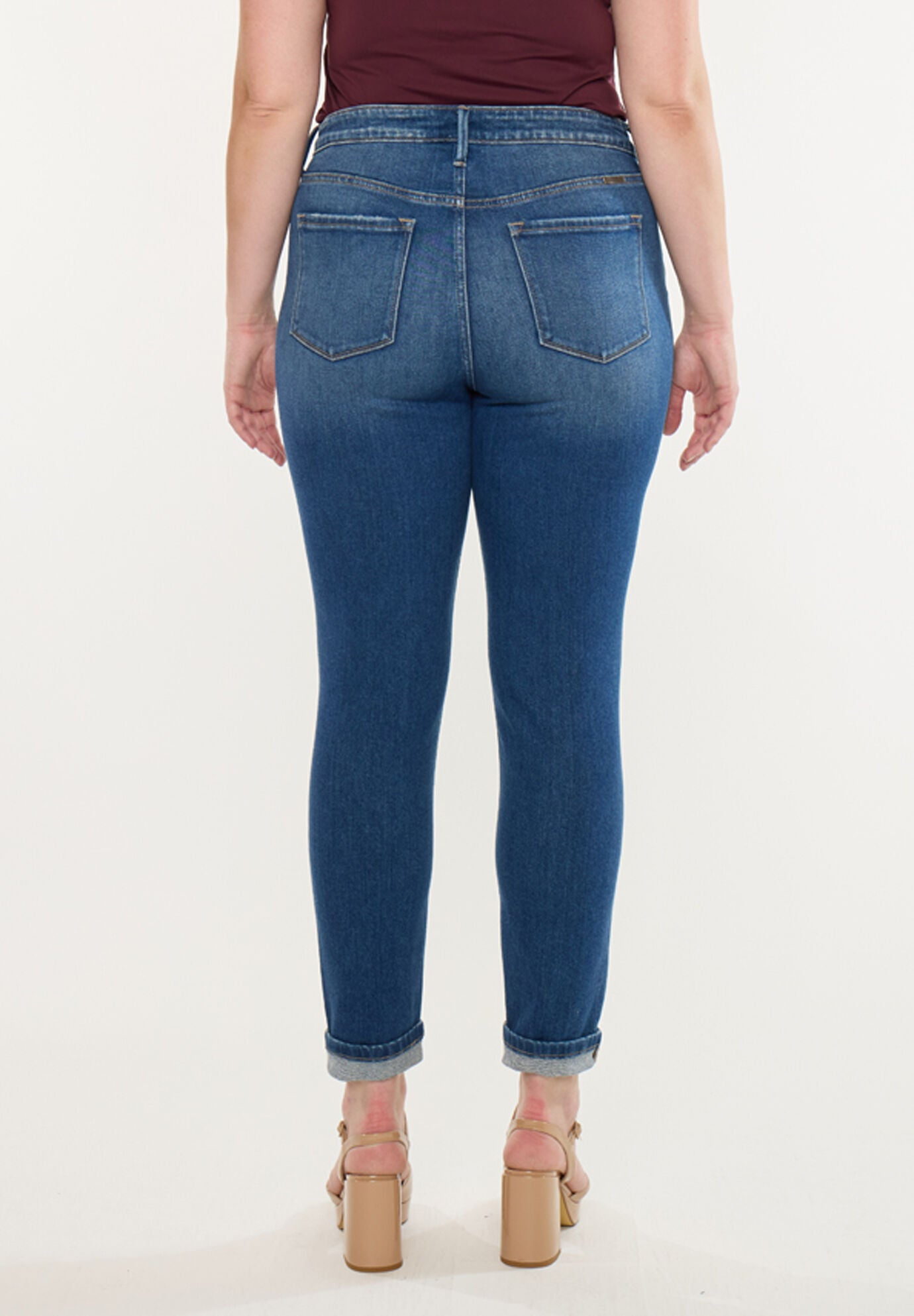 Carly High Rise Ankle Skinny (Plus Size), Medium Wash / Medium Wash, alternate image number 5