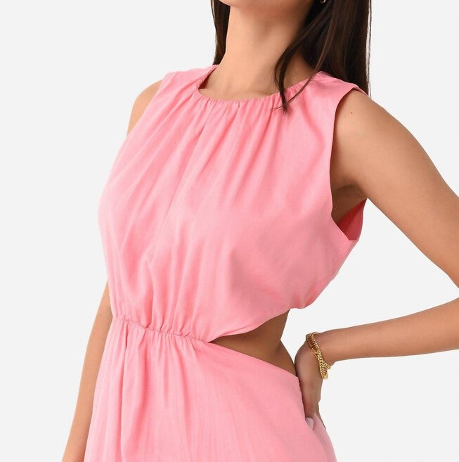ROSEMARY DRESS, Geranium / Pink, alternate image number null