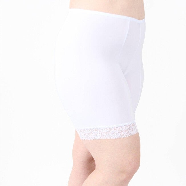Fusion Moisture Wicking Anti Chafing Shortlette Slipshort 7 inches, White / White, alternate image number null