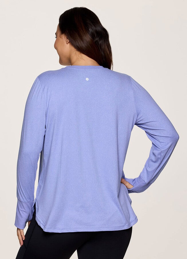 Plus Studio Super Soft Tunic Tee, Purple / Purple, alternate image number null