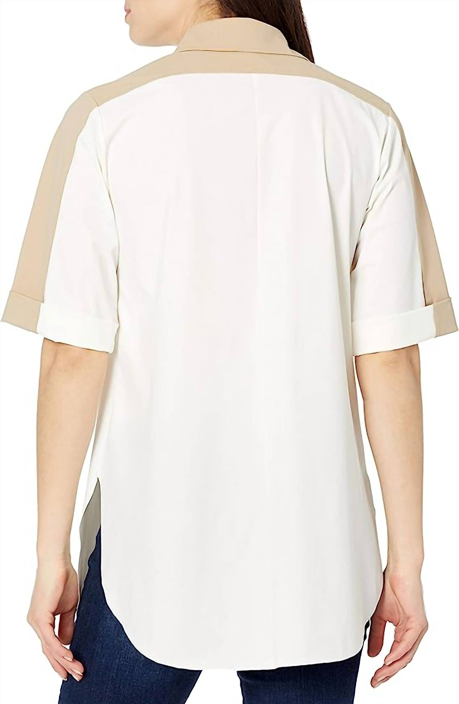 WICKING SHIRT IN OFF-WHITE, , alternate image number 3