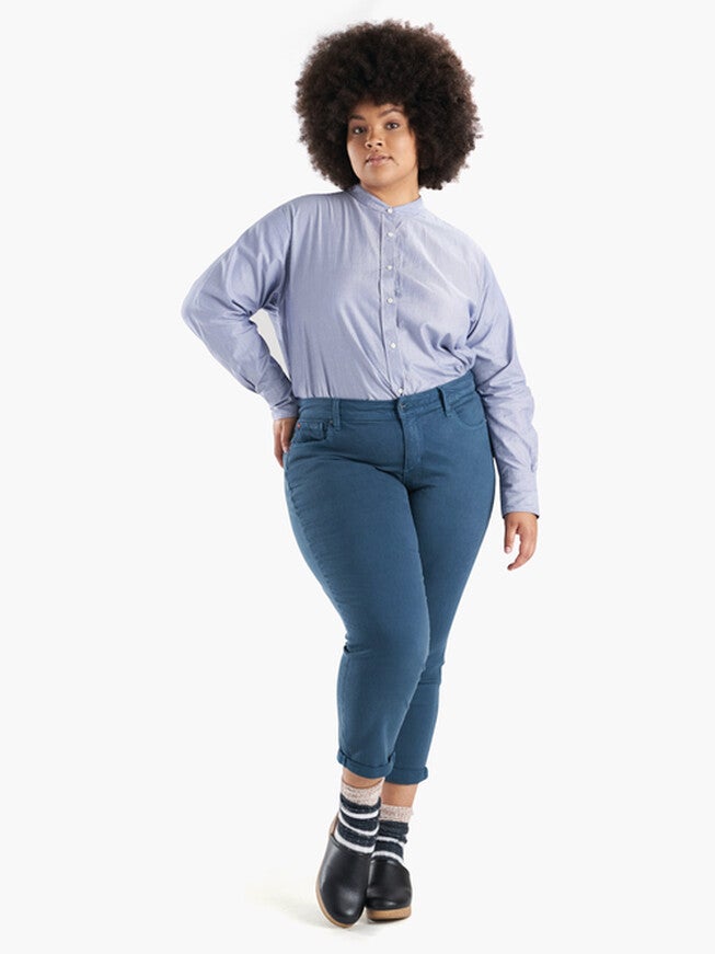 Eleanor Mid Rise Boyfriend, HYDRO / Light Blue, hi-res image number 0