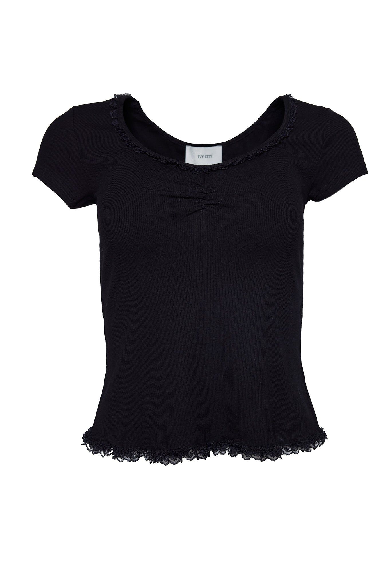 Lily Top, Black / Black, alternate image number 5