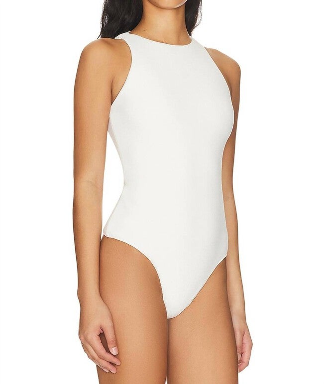 BEST BODYSUIT IN WHITE STRETCH, , alternate image number null