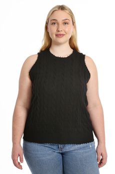 Cotton frayed edge cable tank