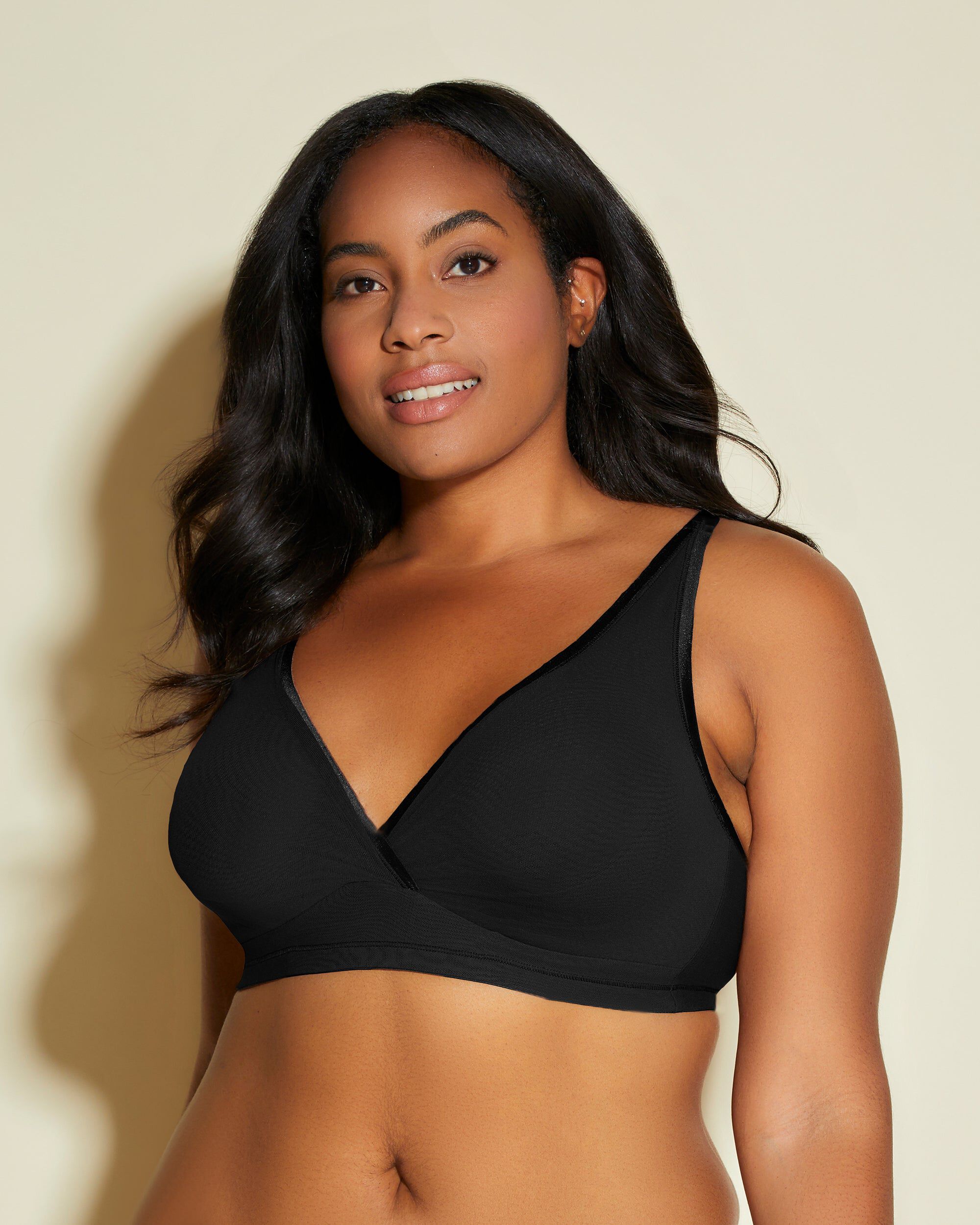 Fiorella Bralette, Black / Black, hi-res image number 0