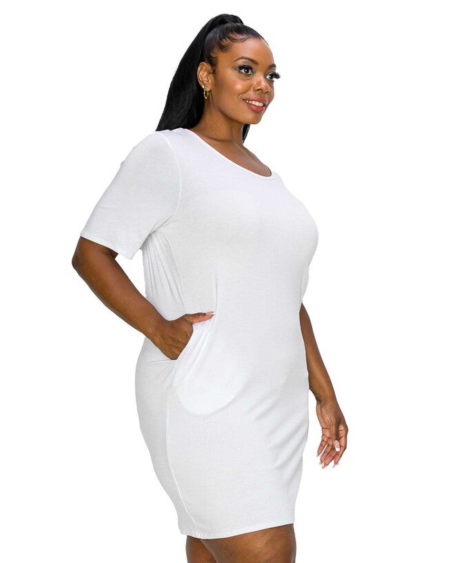 EMILY POCKET T-SHIRT DRESS, , alternate image number 4