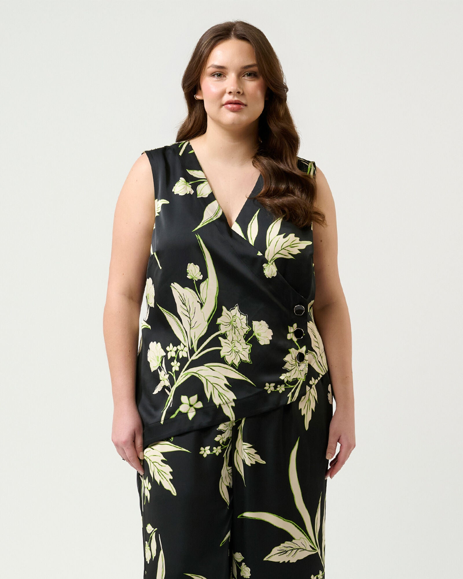 Baia Top, Print / Black, alternate image number 1