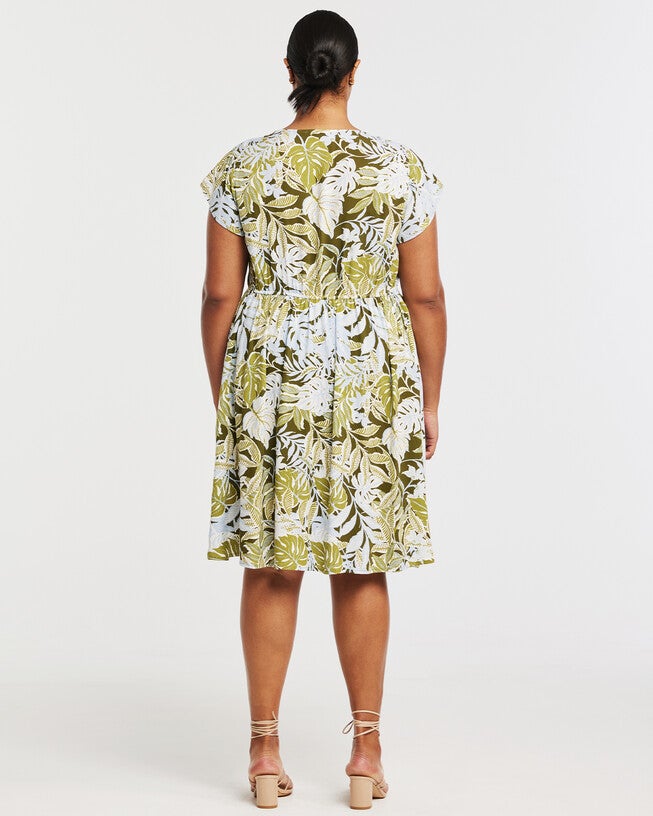 Elle Green Summer Dress, , alternate image number 8