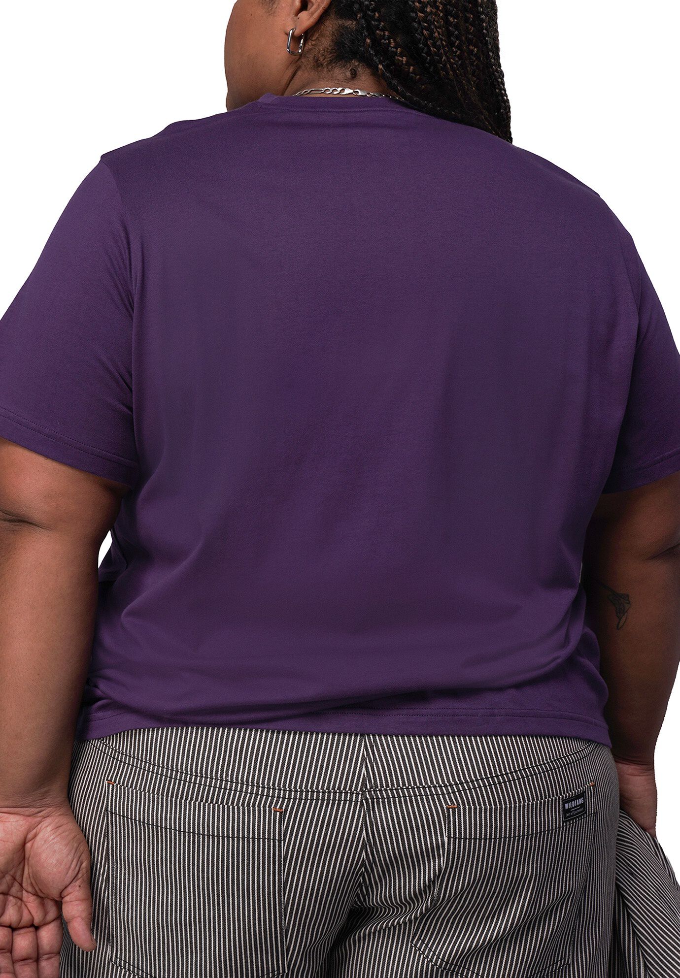 The Everyday Pocket Tee, PLUM / Purple, alternate image number 2
