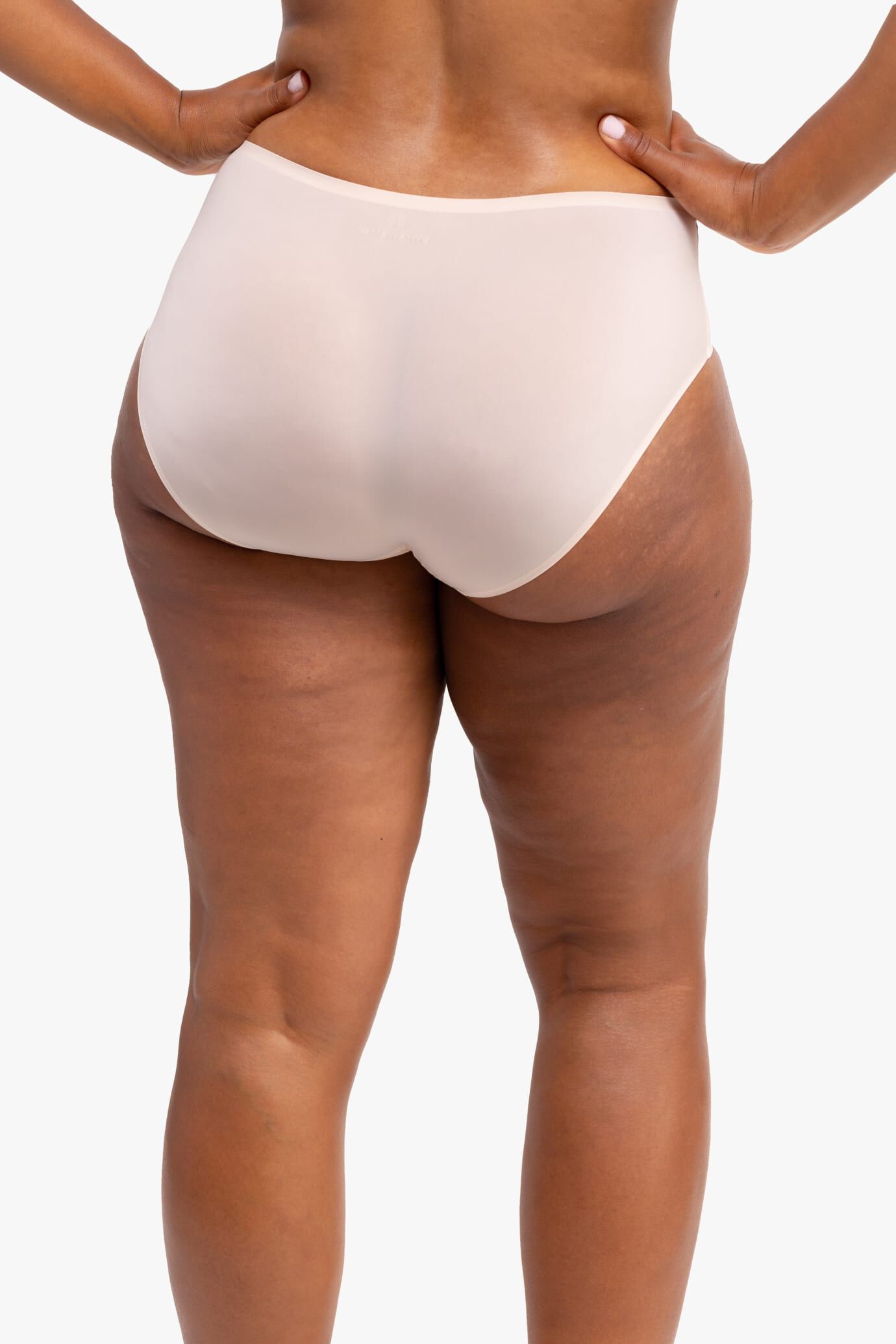 No Brainer High Rise Panties, Almond / Vanilla, alternate image number 3