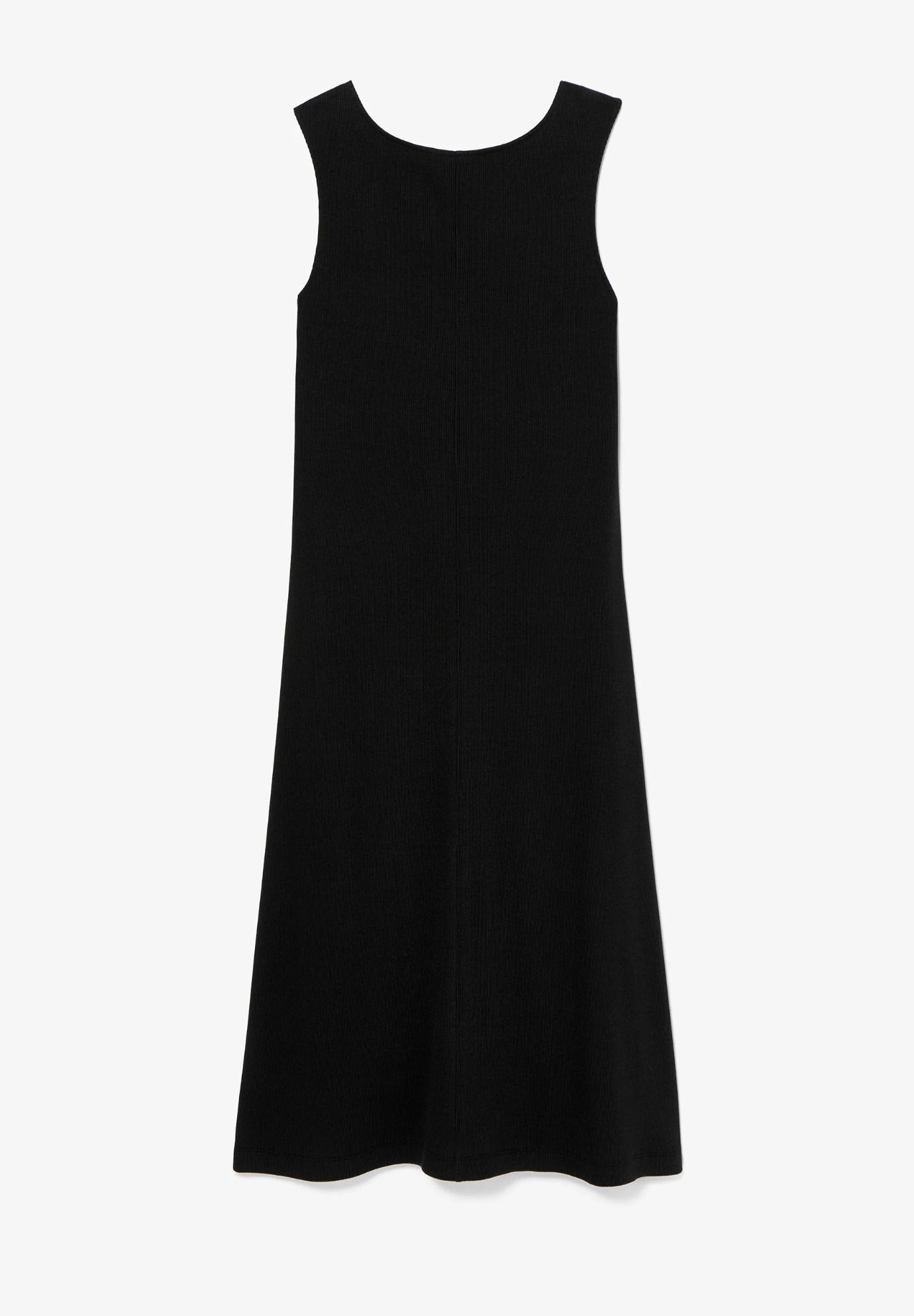 Milano Drape Dress - Plush Pima, Black / Black, alternate image number 4