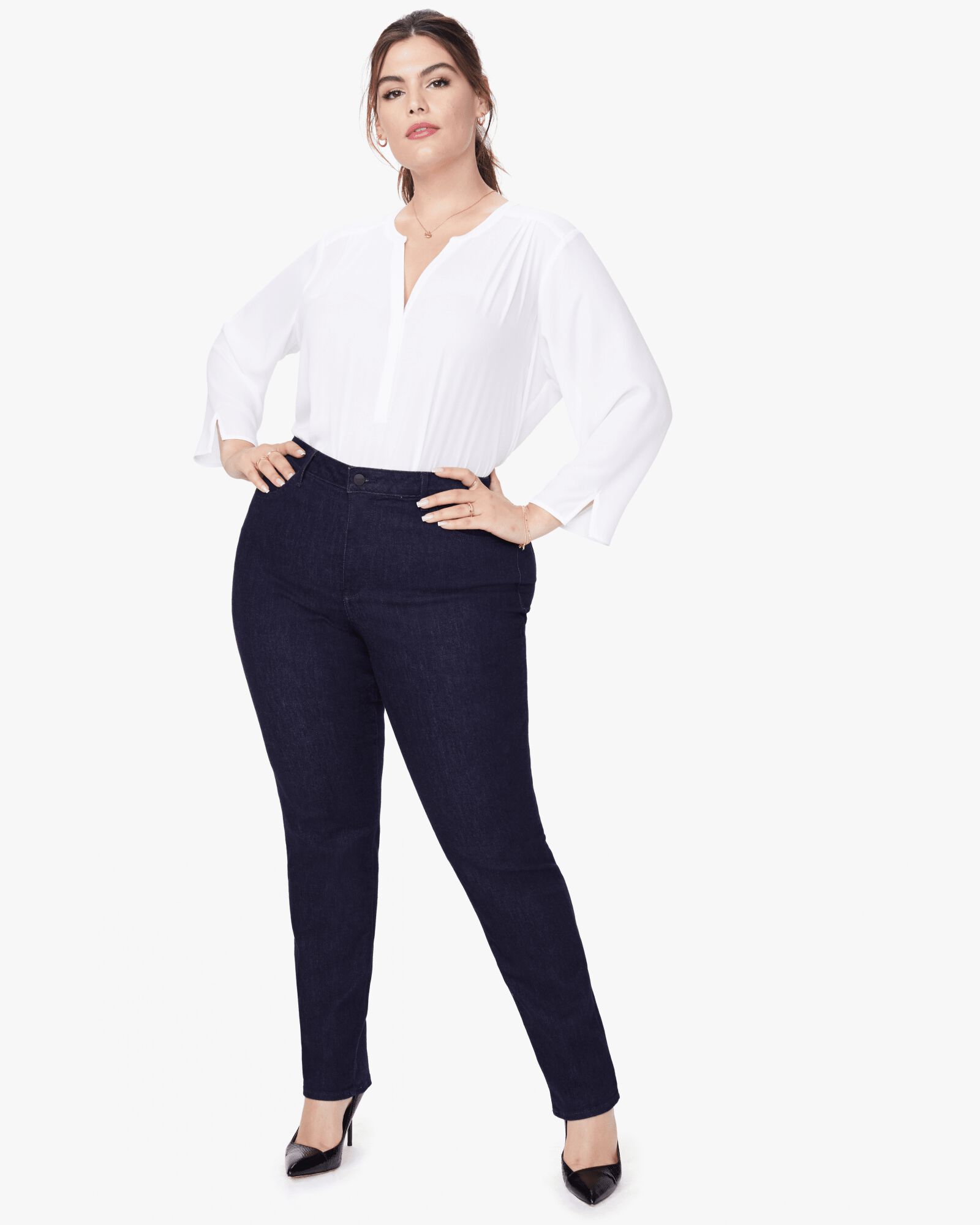 Sheri Slim Jeans, Rinse / Dark Wash, hi-res image number 0