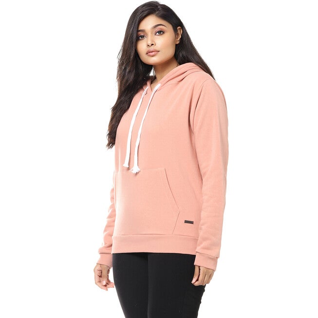 Solid Hooded Sweatshirt, , alternate image number 6