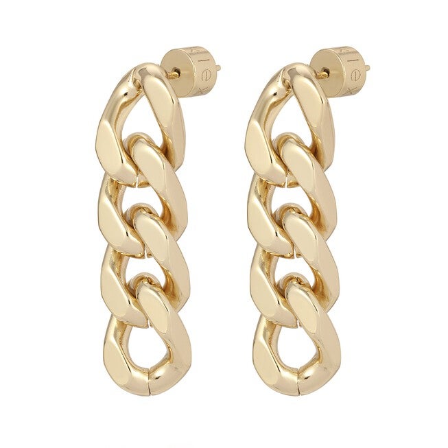 Taraji 4 Link Drop Earrings Gold, Gold / Gold, hi-res image number null