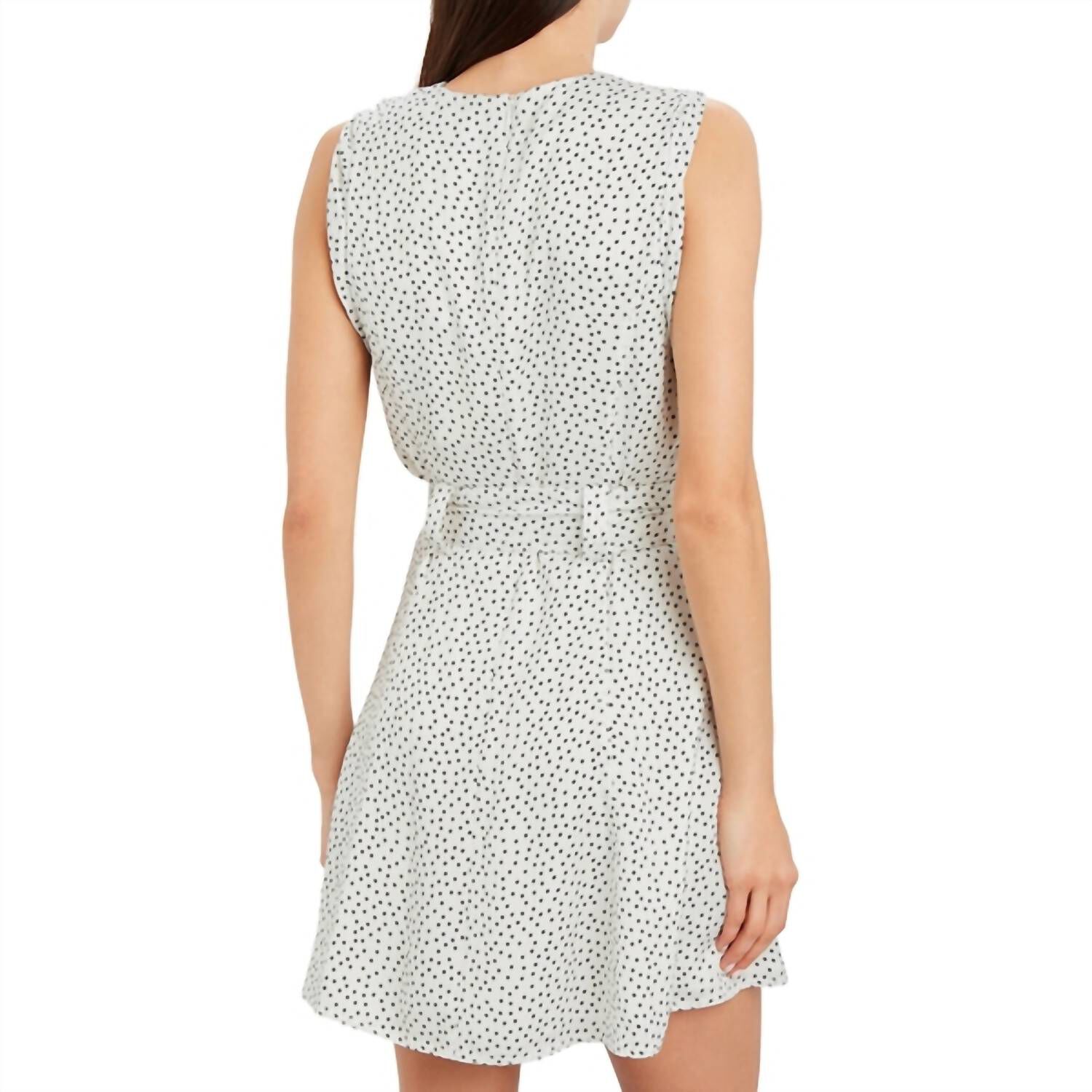 DUTSA MINI DRESS IN BLACK/WHITE, , alternate image number 5