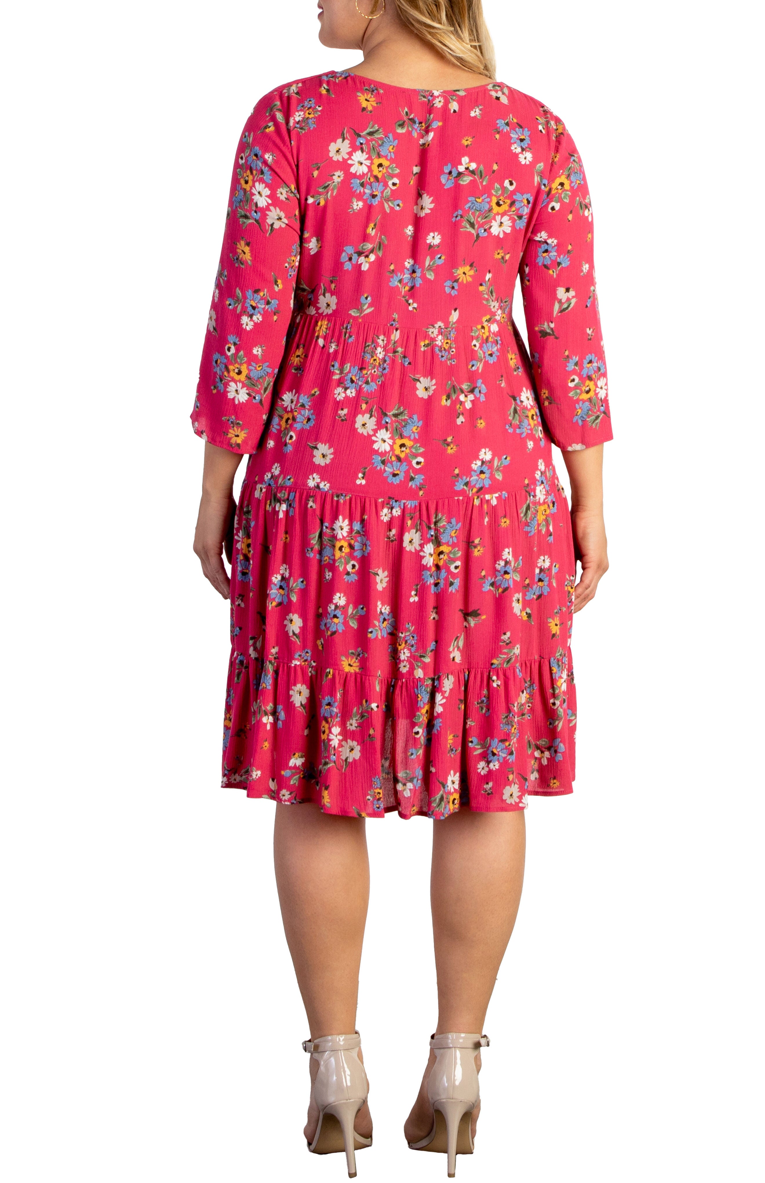 Issy Tiered Tunic Dress, , alternate image number 6