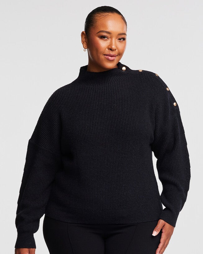 Clovelly Ribbed Turtle Neck Sweater, , alternate image number 6