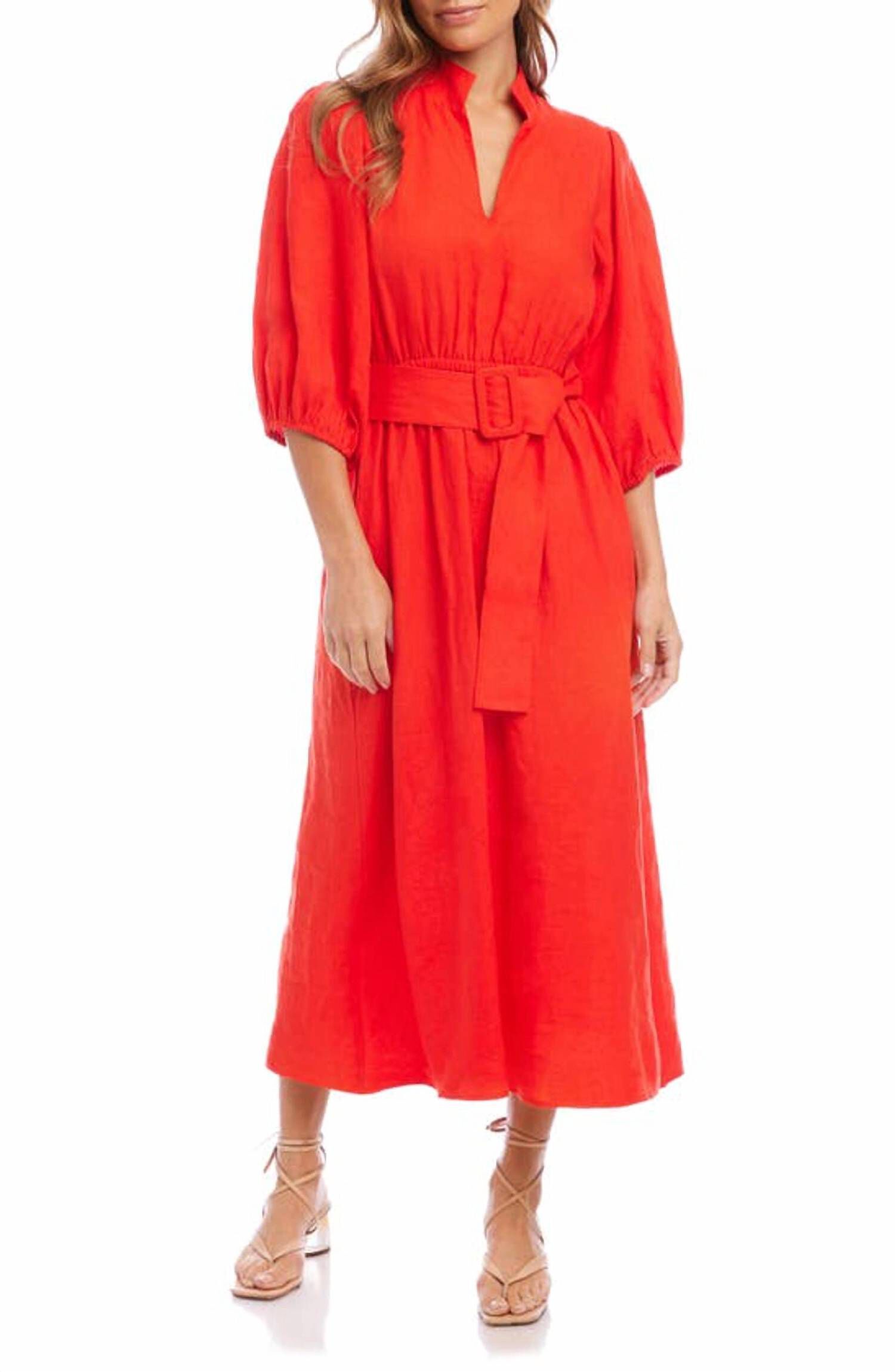 Quinn Dress In Saffron Dia & Co