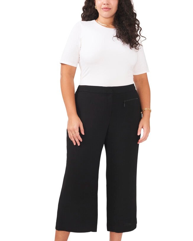 Ivy Cutlottes With Zipper Pocket, RICH BLACK / Black, alternate image number 1